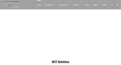 Desktop Screenshot of ncitsolutions.com